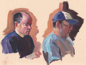 Portrait in Oil by Doug Rugh.