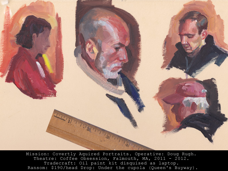 Portrait in Oil by Doug Rugh.