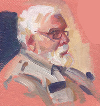 Portrait in Oil by Doug Rugh.