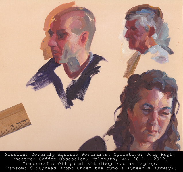 Portrait in Oil by Doug Rugh.