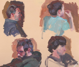 Portrait in Oil by Doug Rugh.