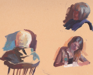 Portrait in Oil by Doug Rugh.