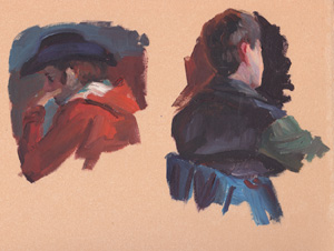 Portrait in Oil by Doug Rugh.