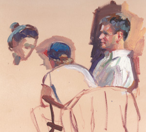 Portrait in Oil by Doug Rugh.