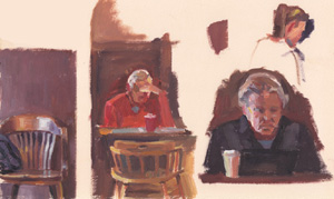 Portrait in Oil by Doug Rugh.