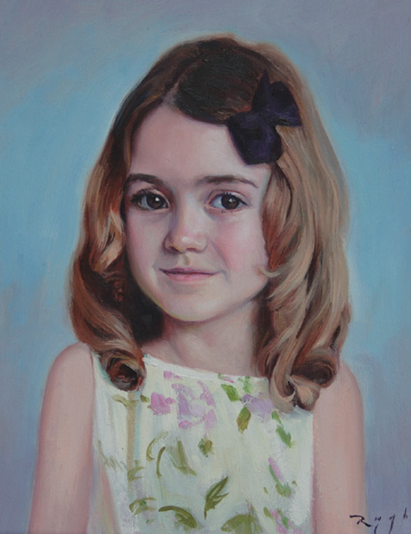 Portrait in Oil by Doug Rugh.