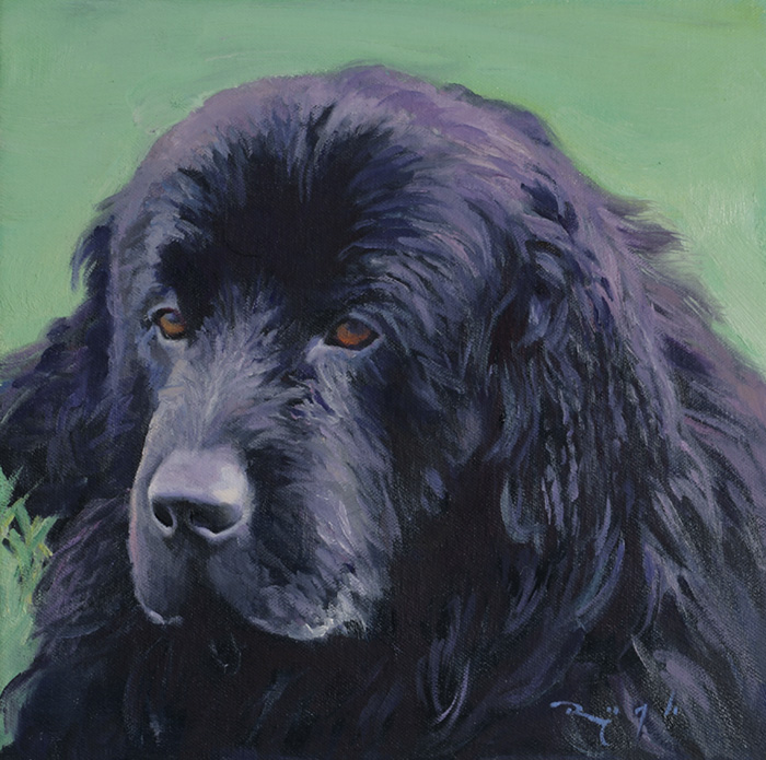 Portrait in Oil by Doug Rugh.