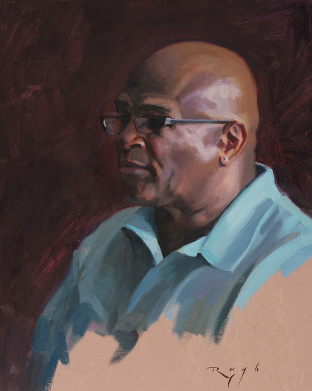 Portrait in Oil by Doug Rugh.