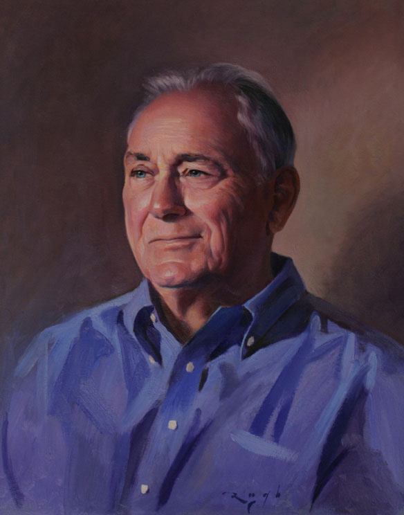 Portrait in Oil by Doug Rugh.