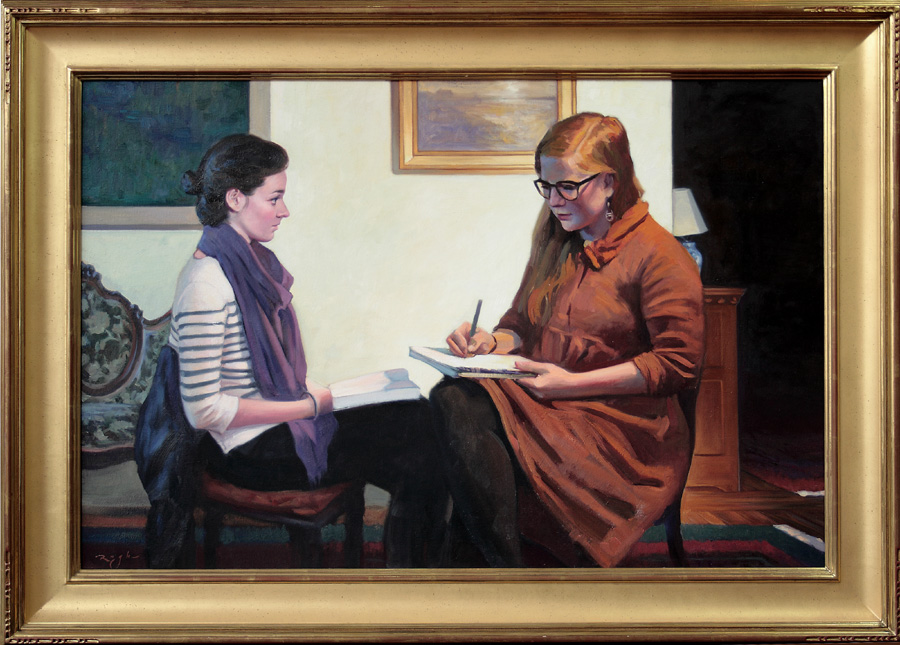 Portrait in Oil by Doug Rugh.