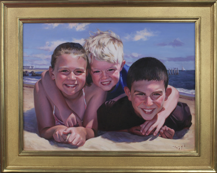 Portrait in Oil by Doug Rugh.