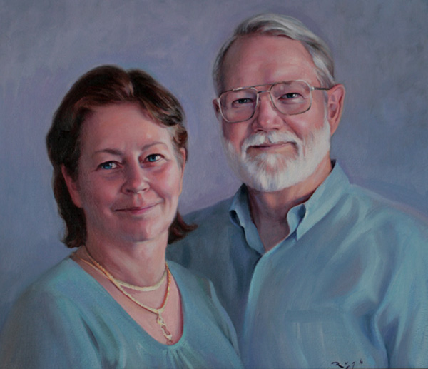 Portrait in Oil by Doug Rugh.